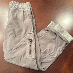 Gap Kids Boys Gray Cargo Pants fully Lined Color Gray size Large